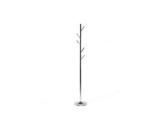 Kleiderständer Silber Edelstahl Stahl Chrom 170 cm Modern Stilvoll Praktisch Flur