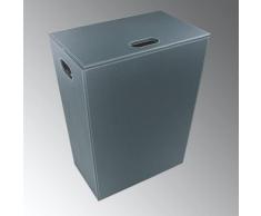 Koh-i-Noor ECOPELLE Wäschekorb, mit Innensack, 2463GR, Anthrazit 2463GR