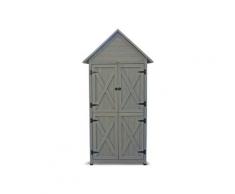 HABAU Gartenschrank »Lena«. B 83 x H 178 x T 45cm, grau