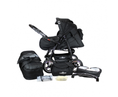 Bergsteiger 2-in-1 Kombi-Kinderwagen Rio (black edition)