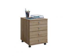 VCM Rollcontainer Lona (Sonoma-Eiche, Mini)