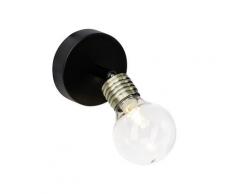 Brilliant LED Leuchte Bulb (Wandspot, messing antik/schwarz, Wandspot)