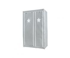 roba Textil-Kleiderschrank, steckbar, mit Reißverschluss (Größe: XL, Little Stars)