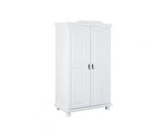 Inter Link Kleiderschrank im Landhausstil (weiß, 2-türig)