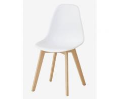 "Kinderstuhl ,,Scandi", Sitzhöhe 46 cm weiß/natur von vertbaudet"