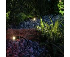 LED Outdoor Plug & Shine Basis-Set Erdspieß Plantini, 3000K 3x2,5W 21VA, anthrazit