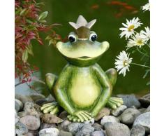 Gartenfigur Froschkönig Happy