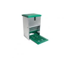 FEED-O-MATIC Geflügelfutterautomat mit Trittplatte, verzinkt, 8kg