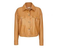 Jacke mit Knopfleiste Alba Moda Braun