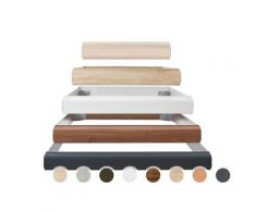 Hasena Soft-Line Bettrahmen Noble 14 140x190 cm / Anthrazit