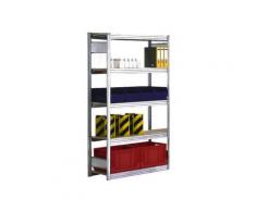 Lagerregal, Grundfeld, HxBxT 2000x1061x326mm, Fachl. 250kg, 5xHolzboden, beidseitig