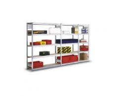 Lagerregal, Anbaufeld, HxBxT 3000x1695x526mm, Fachl. 250kg, 7xHolzboden, beidseitig