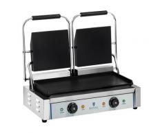 Royal Catering Doppel Kontaktgrill - glatt - 2 x 1.800 W RCKG- 3600-F