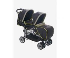 Geschwister-Kinderwagen „Duocity“ grau sterne von vertbaudet