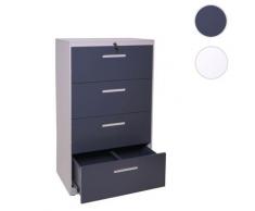 Hängeregisterschrank HWC-A10, Aktenschrank Büroschrank Stahlschrank, A4 abschließbar ~ Variantenangebot