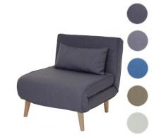 Schlafsessel HWC-D35, Schlafsofa Funktionssessel Klappsessel Relaxsessel Jugendsessel Sessel, Stoff/Textil ~ Variantenangebot