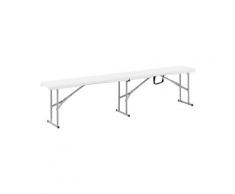Bierbank - 1830 x 300 x 430 mm - Royal Catering - 300 kg - Weiß RC-FB_1