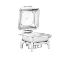 Chafing Dish - GN 2/3, hydraulisches Deckelscharnier - 5,5 L - 1 Brennstoffzellen - Royal Catering RCCD-RT24_6L