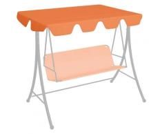 "vidaXL Ersatzdach für Hollywoodschaukel Orange 150/130x70/105 cm"