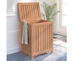 "vidaXL Wäschebehälter 50x35x60 cm Massivholz Teak"