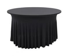 "vidaXL 2 Stück Stretch-Tischdecken mit Rand Anthrazit 180 x 74 cm"
