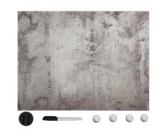 "vidaXL Magnettafel Wandmontage Glas 80 x 60 cm"