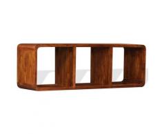 "vidaXL TV-Schrank Massivholz mit Palisander-Finish 120 x 30 x 40 cm"
