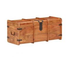 "vidaXL Holztruhe 90x40x40 cm Akazie Massivholz"