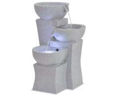 "vidaXL Zimmerbrunnen mit LED-Beleuchtung Polyresin"