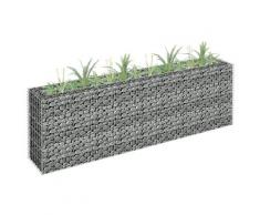 "vidaXL Gabionen-Hochbeet Verzinkter Stahl 180×30×60 cm"