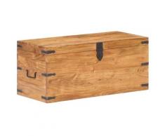 "vidaXL Truhe 90x40x40 cm Akazie Massivholz"