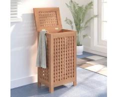 "vidaXL Wäschebehälter 35x25x60 cm Massivholz Teak"