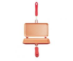 "Red Copper Sandwichmaker Flipwich DUO Stahl Rot"