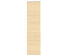 "vidaXL Teppich Bambus 80 x 300 cm Natur"