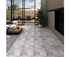 "vidaXL PVC-Laminat-Dielen 4,46 m² 3 mm Selbstklebend Zementbraun"