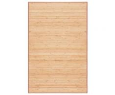 "vidaXL Teppich Bambus 100×160 cm Braun"