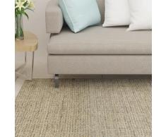 "vidaXL Teppich Natur Sisal 100x200 cm Taupe"