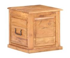 "vidaXL Truhe 40x40x40 cm Akazie Massivholz"