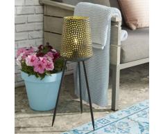 "Luxform LED-Gartenleuchte Beehive mit Stativ Bronzen"