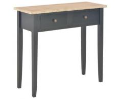 "vidaXL 280055 Dressing Console Table Black 79x30x74 cm Wood"