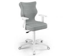 "Entelo Good Chair Kinder-Bürostuhl Duo JS03 Ergonomisch Gr.6 Grau Weiß"