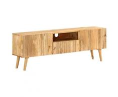"vidaXL TV-Schrank 140 x 30 x 49 cm Massivholz Mango"