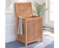 "vidaXL Wäschebehälter 50x35x60 cm Massivholz Teak"