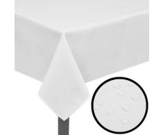 "vidaXL 5 Tischdecken Weiß 100 x 100 cm"