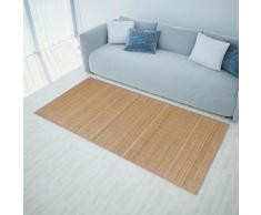"vidaXL Rechteckig Brauner Bambusteppich 80 x 300 cm"