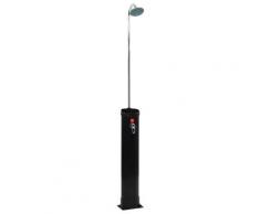 "vidaXL Solardusche Schwarz 214 cm 18 l"