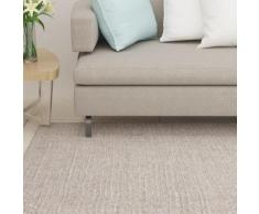 "vidaXL Teppich Natur Sisal 80x100 cm Sandfarbe"