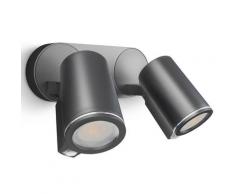 "Steinel Sensor-Außenstrahler Spot Duo Sensor Connect Schwarz"