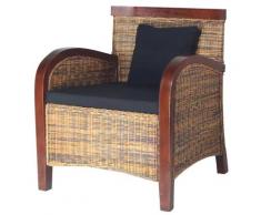 "vidaXL Sessel Handgewebtes Rattan"