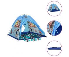"vidaXL Spielzelt mit 250 Bällen Blau 120x120x90 cm"